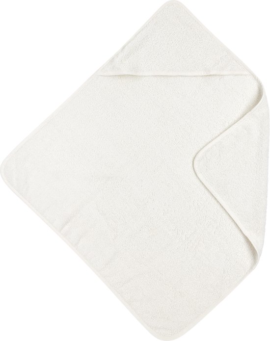 Meyco Baby Uni badcape - badstof - offwhite - 75x75cm van Meyco