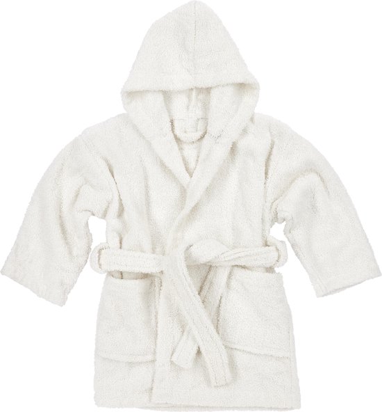 Meyco Baby Uni badjas - badstof - offwhite - 98/104 van Meyco