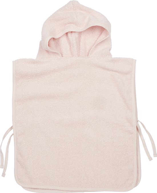 Meyco Baby Uni badponcho - badstof - soft pink - 1-3 jaar van Merkloos