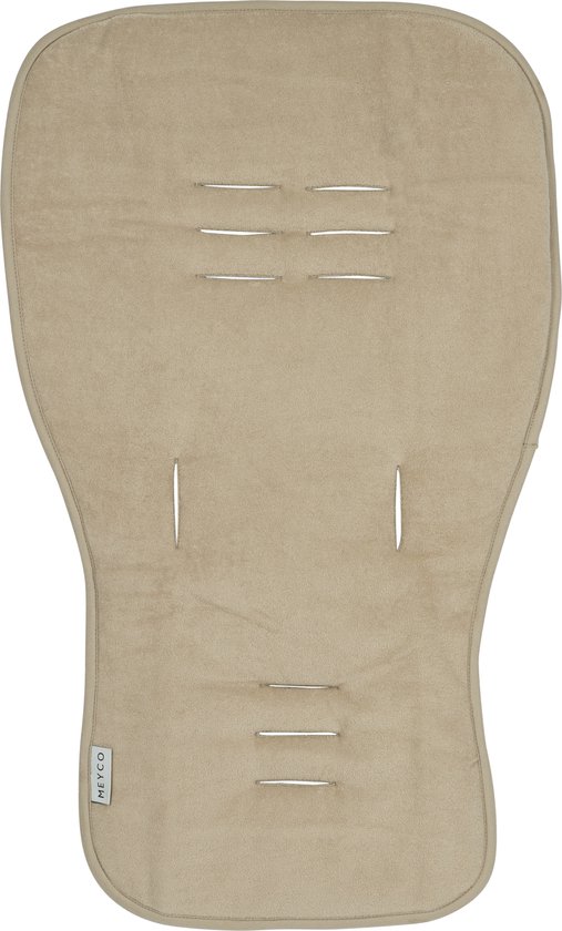Meyco Baby Uni buggy inlegger - badstof - sand van Meyco