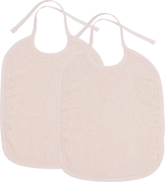 Meyco Baby Uni slab - 2-pack - badstof - soft pink van Meyco