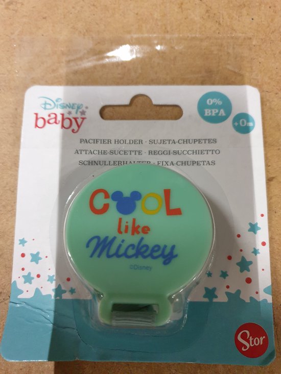 Mickey Fopspeen houder groen van Mi