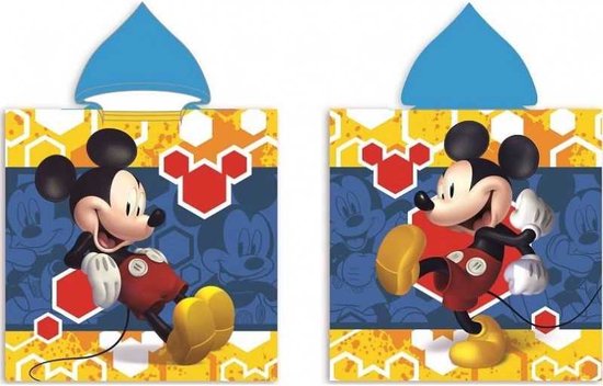 Mickey Mouse badponcho - 50 x 100 cm. - Disney Mickey poncho van Mi