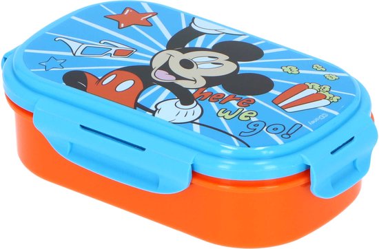 Mickey Mouse Lunchbox met bestek van Mi