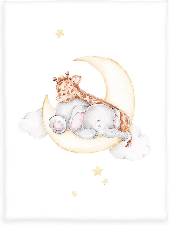 Microfiber Baby Deken - Fluffy, 75 x 100 cm, 100% Polyester, Verstelbare Babydeken van Merkloos