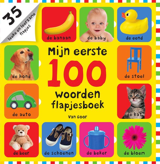 Mijn eerste 100 - Mijn eerste 100 woorden flapjesboek van Mi
