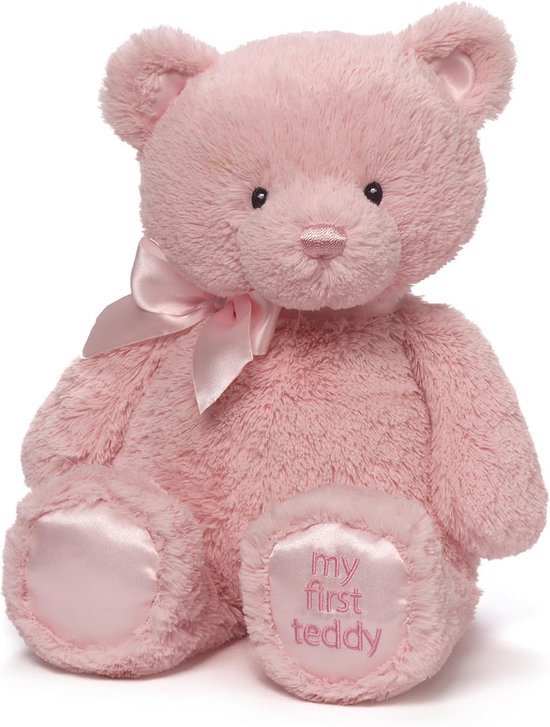 Mijn Eerste Teddybeer Knuffel Zacht Roze - Voor Baby's Vanaf Geboorte van Merkloos