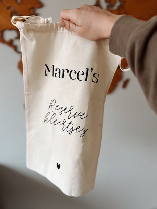 Mijn reservekleertjes - Opbergtas - Logeerzakje - Gepersonaliseerd van Little Dutch