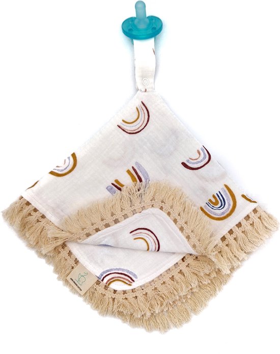 MijnNami Hydrofiele Speendoek - Regenboog Boho van MijnNami