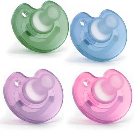 MijnNami Soother Speen 4-pack – dé vertrouwde newborn speen onder zorgprofessionals - Fopspeen Baby 0 - 6 maanden