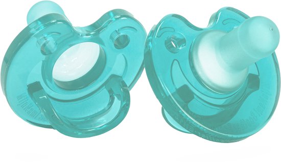 MijnNami Soother Speen Duopak - 2 stuks - Mint - Stimuleert borstvoeding - Newborn fopseen - 34w / 0-6 maanden