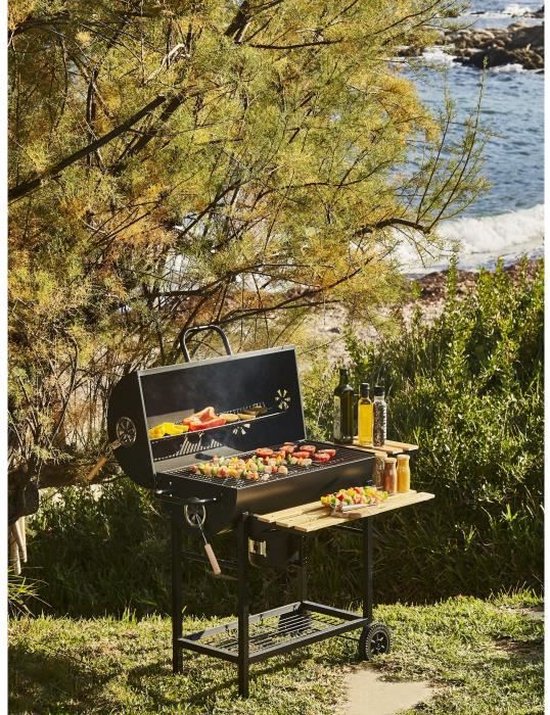 MIKE houtskoolbarbecue - Kookoppervlak 71 x 35 cm van Sweeek