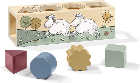 Mike & Molly houten speelgoed vormenstoof - peuter kleuter educatief speelgoed - Bambolino Toys van Mi