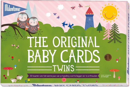 Milestone™ Baby photo cards twins original van Mi