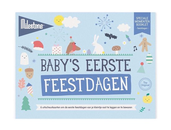 Milestone Mijlpaalkaarten Eerste Feestdagen (nl) 10x15 Cm Papier 6 Stuks van Mi