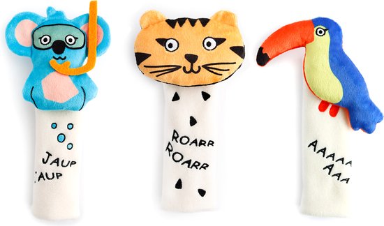 Milk&Moo Auto Gordel Beschermer Set voor Kinderen - Peuter Gordelkussen - Kinder Gordel Auto - Gordelkussens voor kinderen - Set voor 3 van Mi