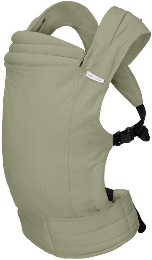 Mimi Chérie Serenity - Draagzak Baby - Vanaf Geboorte - Ergonomische Draagzak - Luxe & Esthetisch Design - Comfortabel & Goedgekeurd door het Hip Dysplasia Institute - Olive Grove van Mimi Chérie