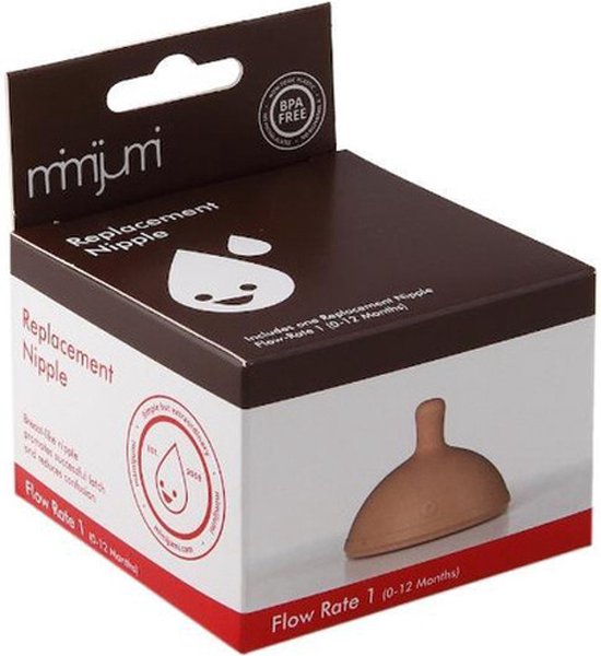 Mimijumi Vervangings speen Tepel - Flow rate 1 van Mi