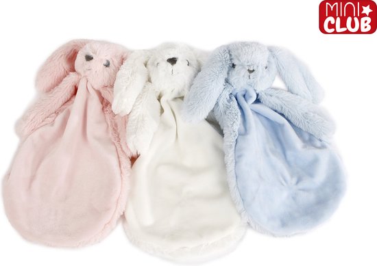 Mini Club knuffeldoekje konijn 27cm Unisex Off White 660387 van Merkloos