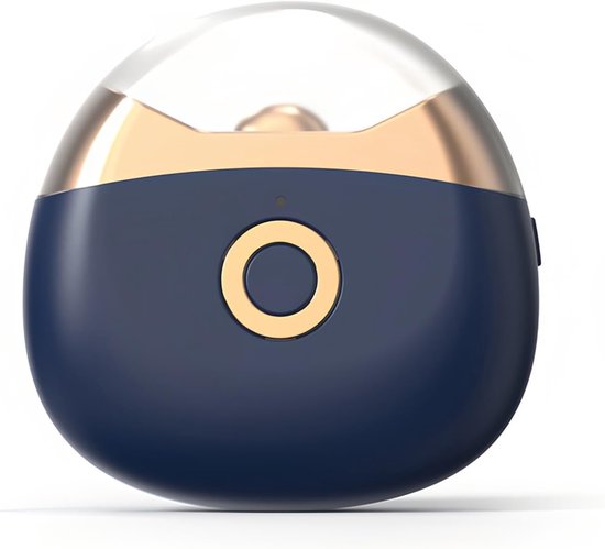 Mini elektrische nagelknipper, voorzien van een lichtgewicht, geluidsarme, veilige oplaadbare nagelslijper met twee snelheden en roestvrijstalen mesjes, geschikt voor oudere kinderen om thuis te gebruiken (blauw).