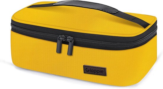 Mini Geïsoleerde Lunchtas voor Dames - Perfecte Isoleertas Koeltas met Ritssluiting - 3,5 Liter Snacktas voor Kinderen - Draagbare Gele Lunchtas van MINI