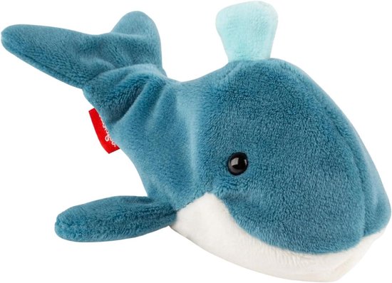 Mini Knuffel Walvis - Pluche Walvis Baby - Knuffelen en Spelen - Extra Zacht Materiaal - 15 cm - Blauw