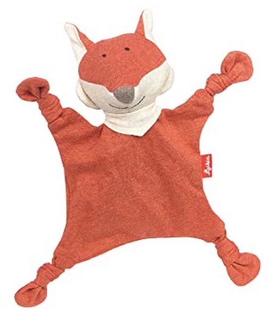 Mini-knuffeldoek vos in geel voor baby's en peuters van Merkloos