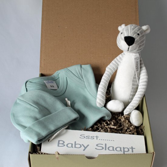Minibox Panther Polo - cadeau baby - Happy Horse - Knuffel - kraamcadeau van MINI