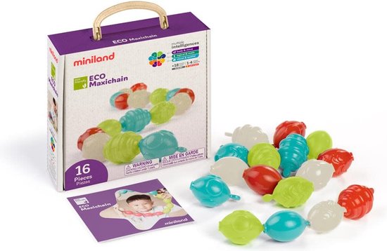 Miniland Mijn Eerste Blokken Maxichain van MINI