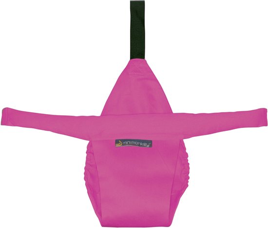 Minimonkey Mini Chair Pink - reisstoeltje baby - kinderzitje - travel high chair van MINI