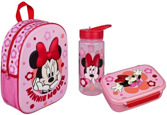 Minnie Mouse schoolset; rugzak en lunchset