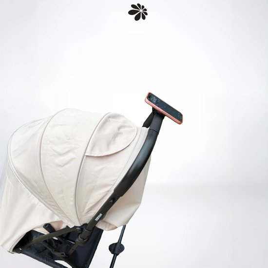 Miracase Magnetic MagSafe Telefoonhouder Kinderwagen/Baby Stroller & Winkelwagen - Magnetisch - 360° Draaibaar - Waterbestendig - Inclusief Magnetische Ring van Merkloos