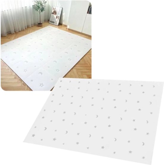 MIRO Speelmat Baby - Kruipmat van foam - 180x180 cm - Extra dik - 9 tegels van Merkloos