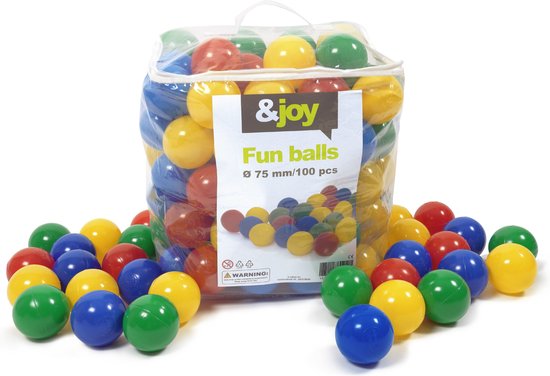 Mix van Ballenbak ballen - Playpoolbals - Ballenbad ballen - 100 stuks van Merkloos