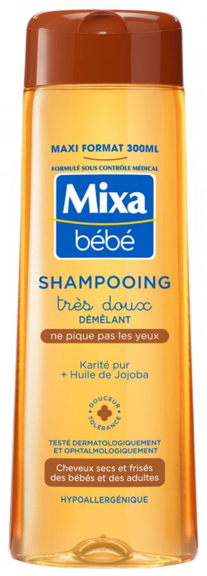 Mixa Bébé Zeer Milde Ontwarrende Shampoo 300 ml van Merkloos