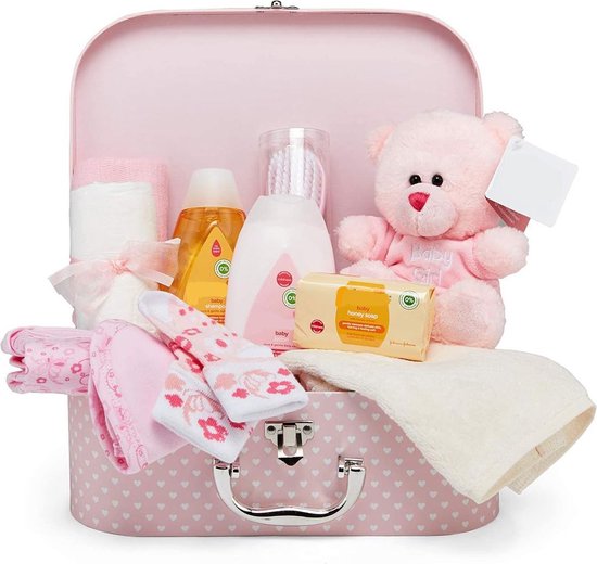 MKSS® Kraammand - Geboortemand - Kraamcadeau Meisje - Roze