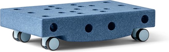 Modu Activity toy - Scooter Board - Open Ended Play - zachte blokken - speelgoed 1 jaar - Tummy Time balansbord- Deep Blue / Sky Blue van Modu