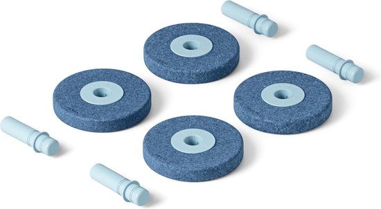Modu Foam wielen Deep Blue / Sky Blue van Modu