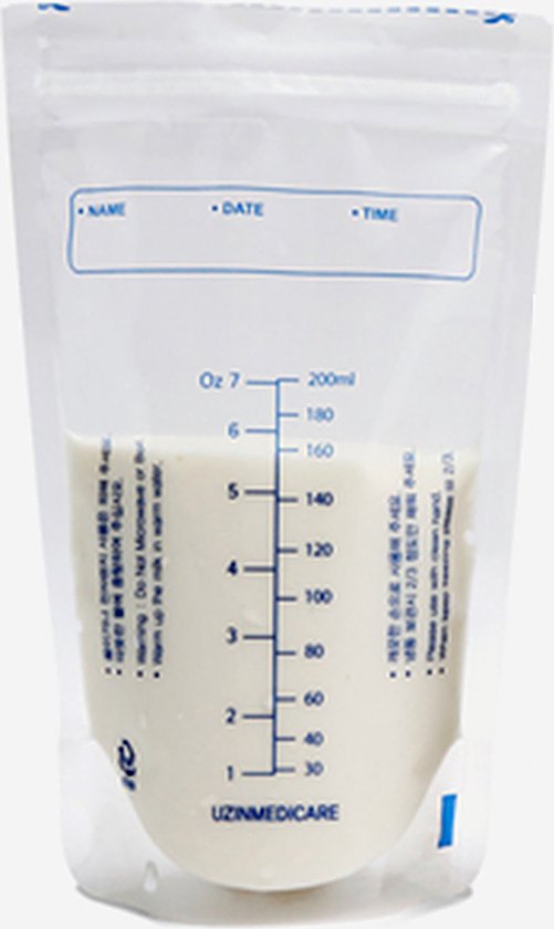 Moedermelk Bewaarzakjes voor borstvoeding - 30 stuks - BPA vrij - 200ml - voor diepvries van Philips Avent