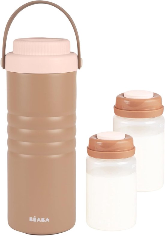 Moedermelk Koeler - Draagbare Koelbox - Borstvoeding Onderweg - 24 Uur Koel - 480 ml - Pralin