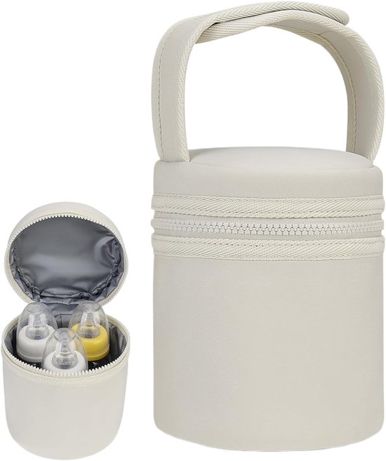 Moedermelkkoeltas - handtas voor het bewaren van melk - opbergtas voor flessen - afneembaar schouderbandontwerp - flessenkoeler - waterdicht, constante temperatuur - perfect voor reizen, buiten, borstvoeding, kolven en babyverzorging van PHILORN