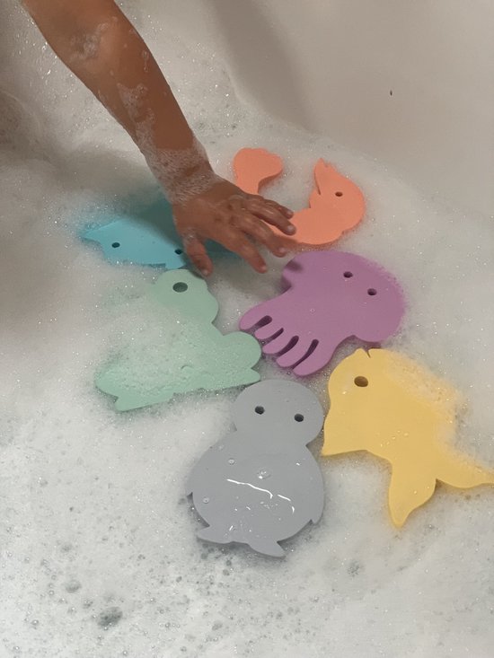 Moes Waterfun Jumbo set - 6 animals (Bathtoys) van Moes