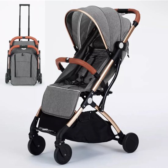 Mogi Products- Compacte Kinderwagen - Inklapbaar tot Trolley - Lichtgewicht buggy-Handbagage kinderwagen-Trolley buggy-Luxe wandelwagen van Mogi Products