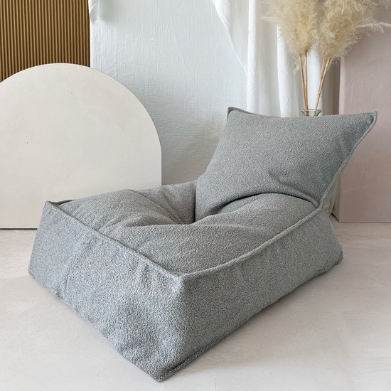 Moje | Bouclé Beanbag - Bouclé Grey van MOJE.