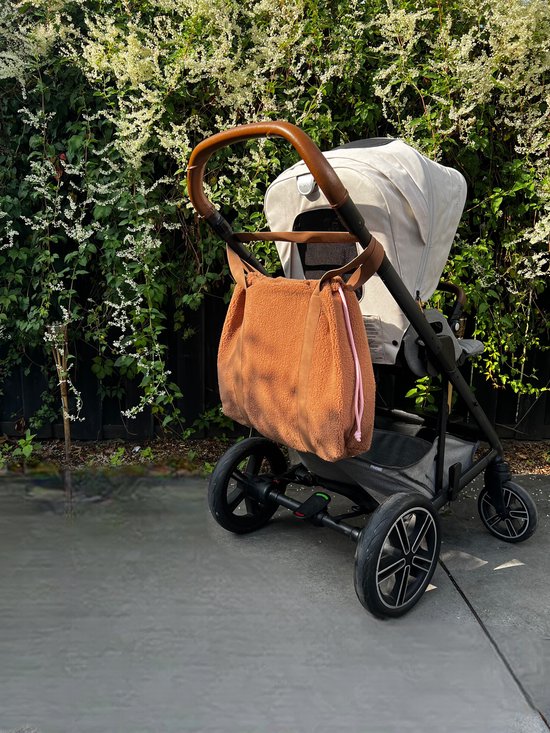 Mom Bag - Chunky Teddy - Luiertas - Shopper - Bruin - Indyaantje Denim van Indyaantje Denim