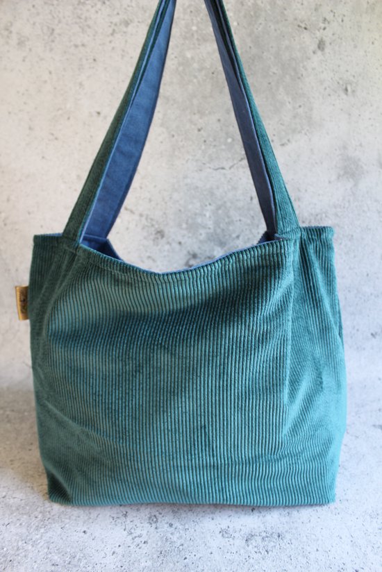 Mom Bag Pronk Met | Luiertas | Petrol | Tote Bag | Mom Bag | 46 x 57 cm van Pronk Met