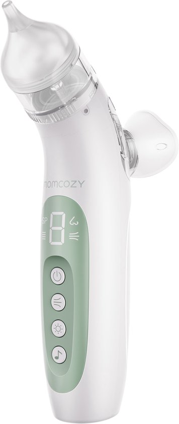 Momcozy BreezyClear™ Elektrische Neusreiniger Baby – 2-in-1 Spray & Zuigfunctie - Nasale Aspirator – Baby Neusreiniger