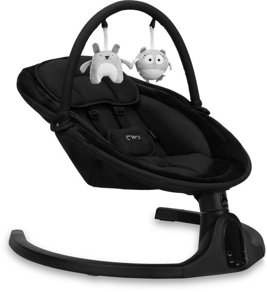 Momi Kenani Onyx Black Elektrische Babyschommel