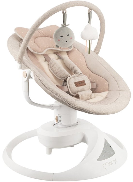 Momi Pearl Beige Elektrische Babyschommel van Merkloos