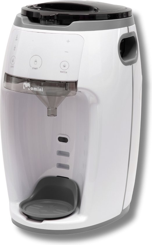Momini MilkMaker Babyvoedingsbereider - Stomer en Blender voor Babyvoeding - Thermoblock Technologie - BPA-vrij - Inclusief App - 2200W - Compact en Modern Ontwerp van MoMi